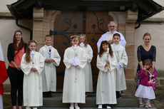 Feier der 1. Heiligen Kommunion in Sankt Crescentius (Foto: Karl-Franz Thiede)